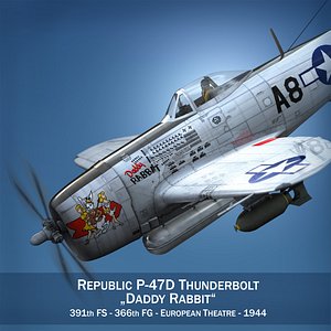 republic p-47 thunderbolt - fbx