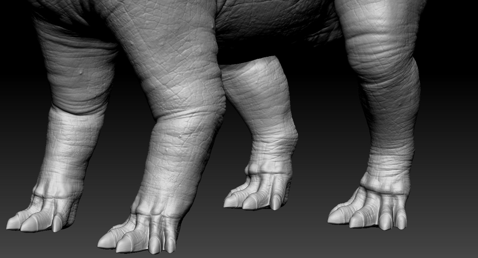 zbrush brontosaurus obj