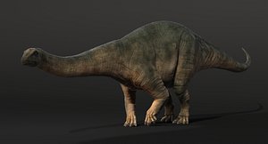Brontosaurus in Zbrush