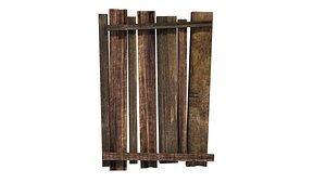 Old Wood Plank 3D model