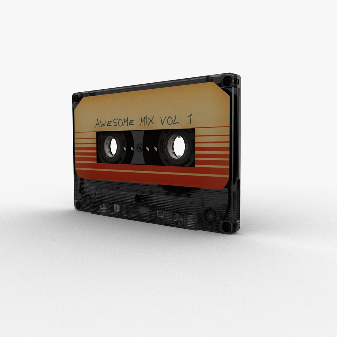 Cassette Tape 3d Model