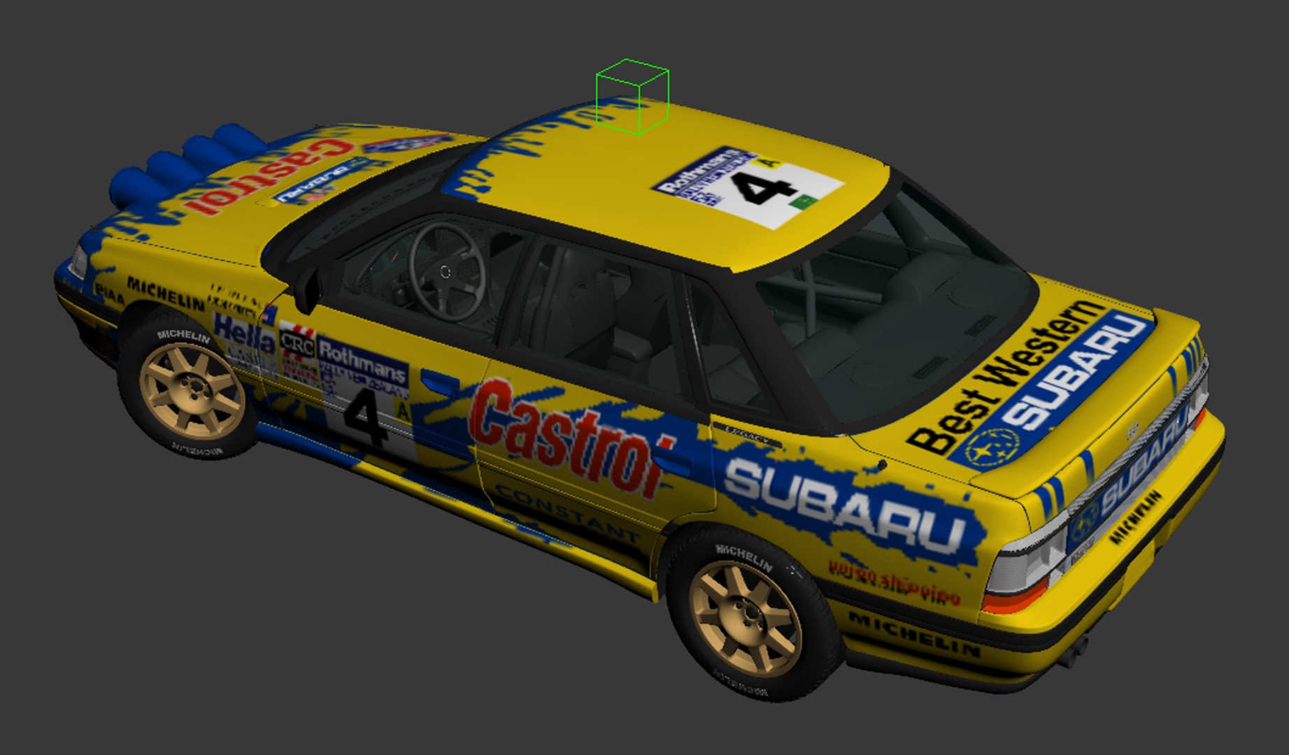 3D Subaru Legacy RS Rally 1992 Model - TurboSquid 2011544