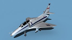 Douglas TA-4M Skyhawk V08 NASA 3D model