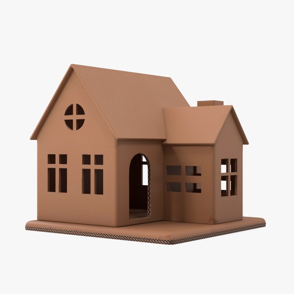 3D Cardboard Miniature House