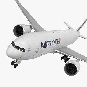 Boeing 777 Freighter Air France 3D Model