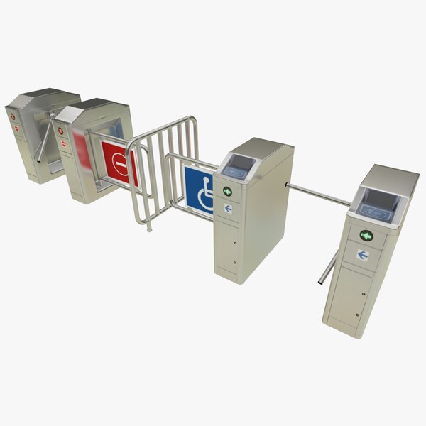 3D model turnstile tourniquet