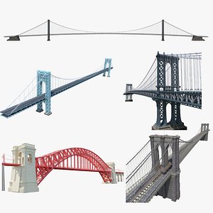 New York Bridge Collection 3D model