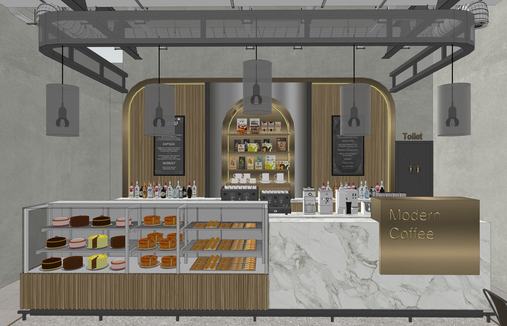 3D Modern Coffee Shop Interior - 2D drawing A1 size 3D model model https://p.turbosquid.com/ts-thumb/lr/YD15Ua/7A/interiorscene9/jpg/1705139977/1920x1080/fit_q87/a3d5660f0acdb18fd360f784981e1d98b353b372/interiorscene9.jpg