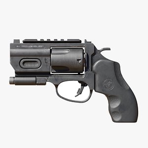 Revolver shotgun - LowPoly 