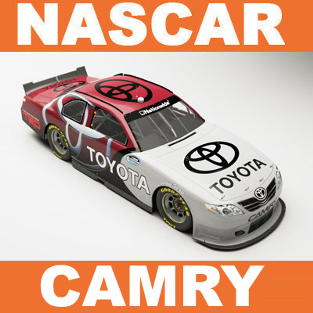 Nascar Toyota Camry 2010 3d Model