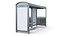 Bus Stop Shelter 3D model