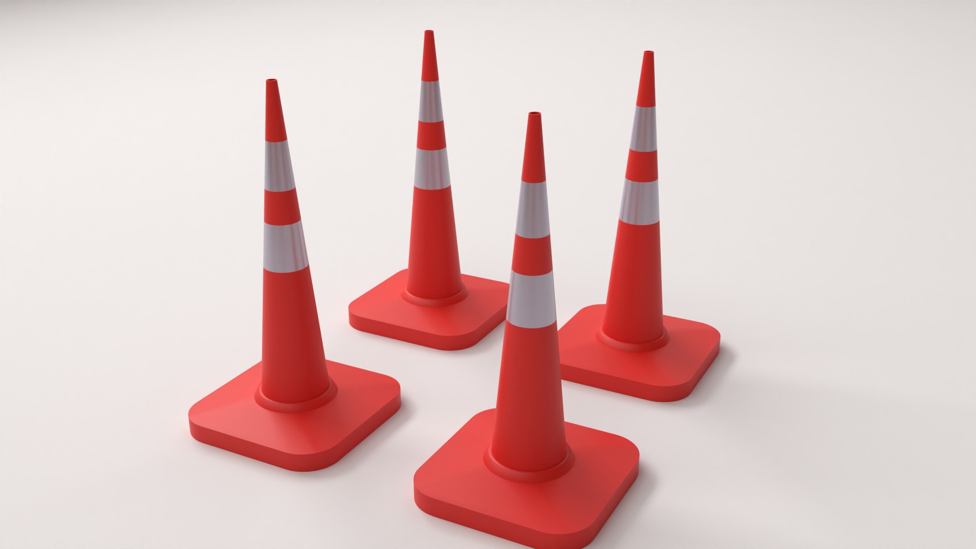 3D Model Safety Cones - TurboSquid 2110693