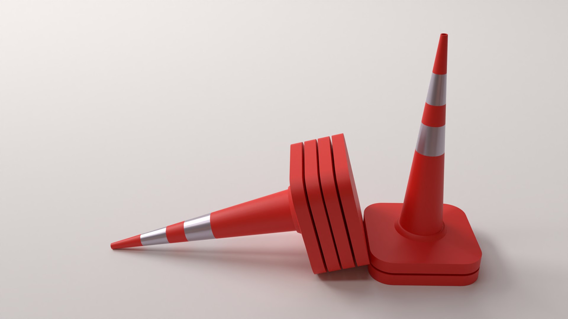 3D Model Safety Cones - TurboSquid 2110693