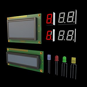 LCD Module and Digit LED Display