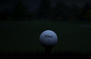 golf ball scene 3d x