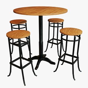 Bar Table and Chairs