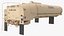 Military Fuel Tank Trailer with Ladder Simplified