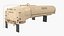 Military Fuel Tank Trailer with Ladder Simplified