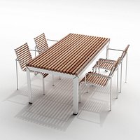 Extremis Extempore garden table and chairs