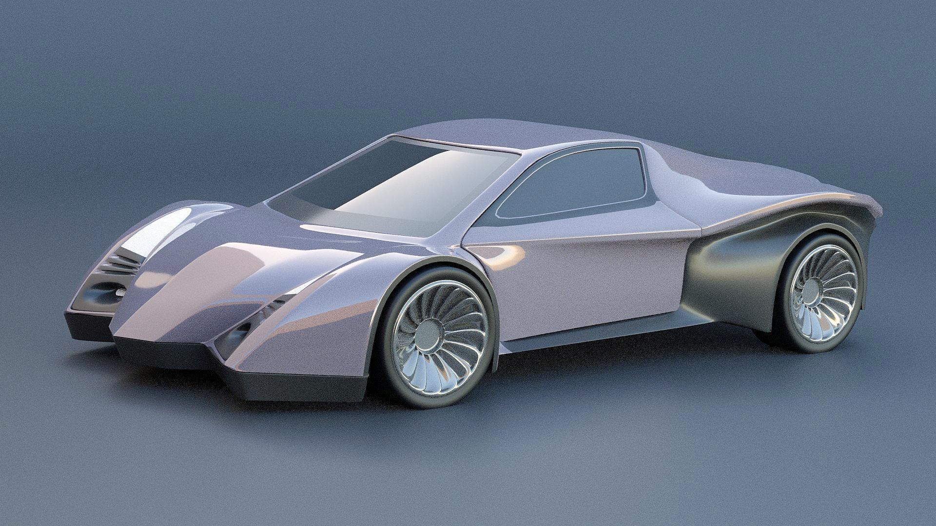 Futuras Concept Car Model - TurboSquid 2028669