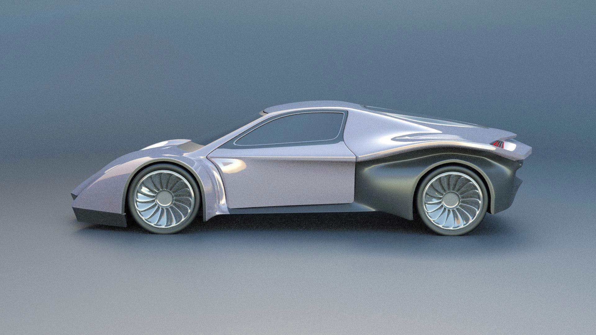 Futuras Concept Car Model - Turbosquid 2028669