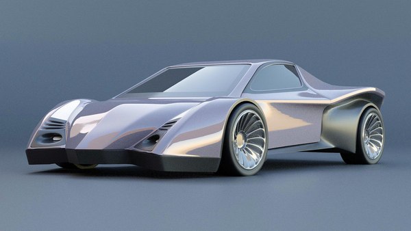 Futuras concept car model - TurboSquid 2028669