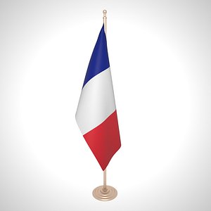 france flag 3D model
