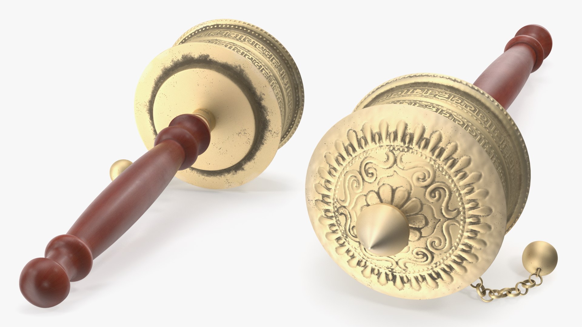 Tibetan Metal Praying Wheel Model - TurboSquid 2061193