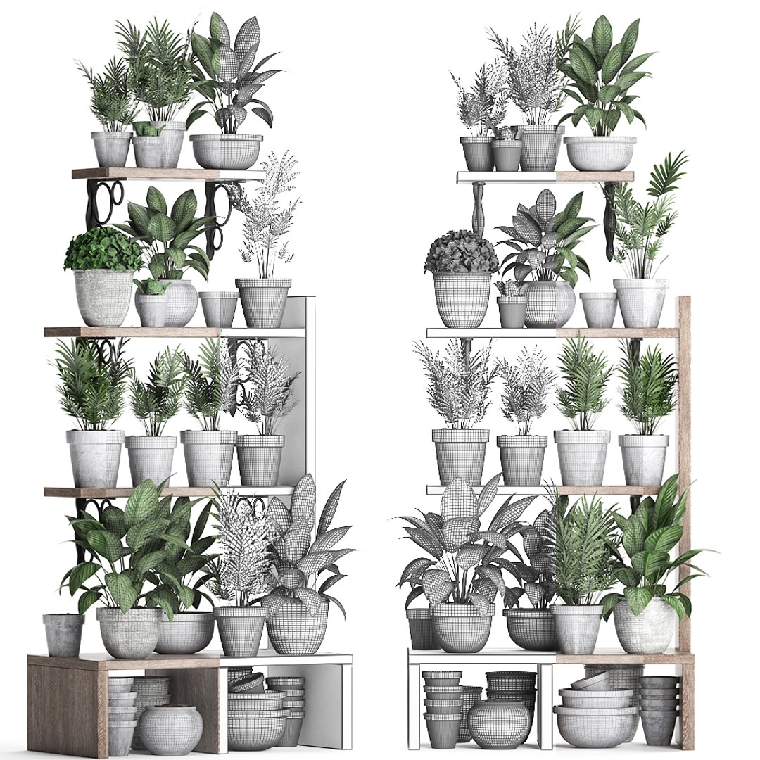 3D vertical garden plants - TurboSquid 1435766