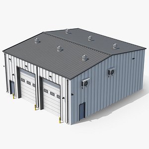 3D Industrial Building 32