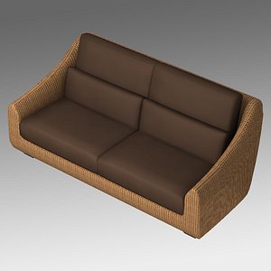3D asian sofa model