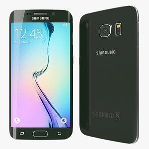 realistic samsung galaxy s6 3d model