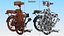 Batteria rimovibile E Bike nera piegata