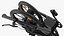 Batteria rimovibile E Bike nera piegata