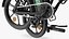 Batteria rimovibile E Bike nera piegata