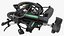 Batteria rimovibile E Bike nera piegata