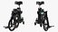 Batteria rimovibile E Bike nera piegata