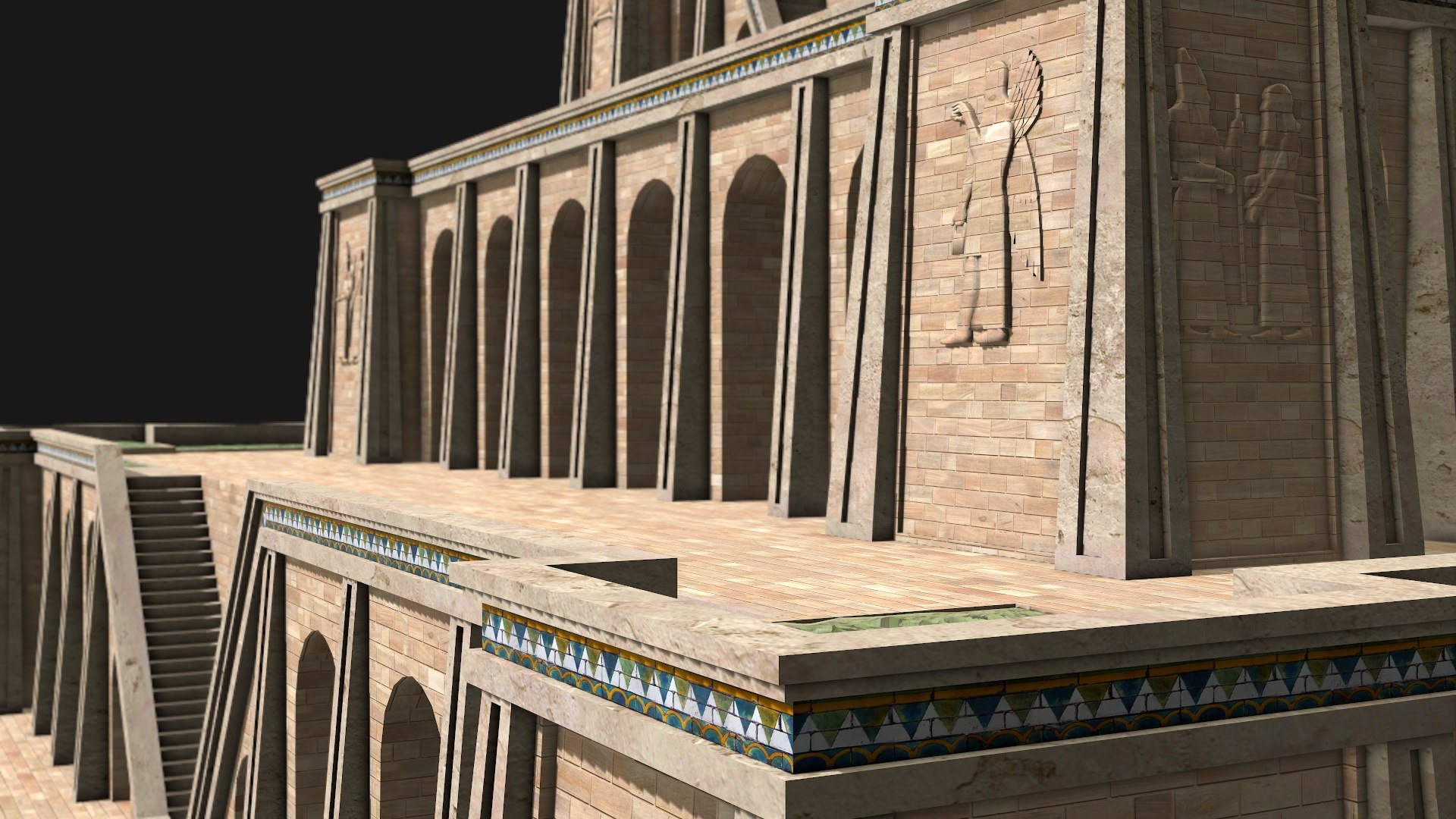 3D Ancient Babylon Building - TurboSquid 1739540