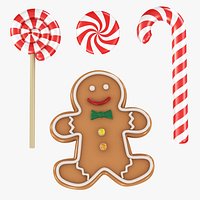 Christmas Candy and Ginger bread Cookie Collection