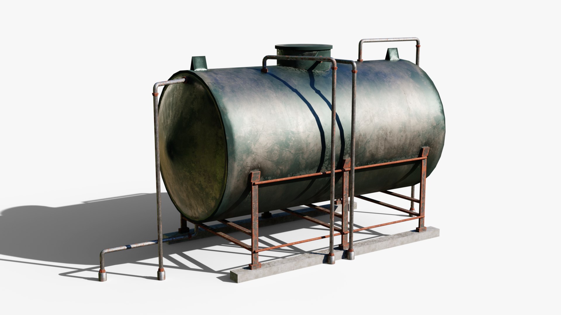 Rooftop Water Tank 3d Model - Turbosquid 2181426