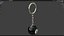 Pool Ball Keychain PBR model
