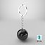 Pool Ball Keychain PBR model