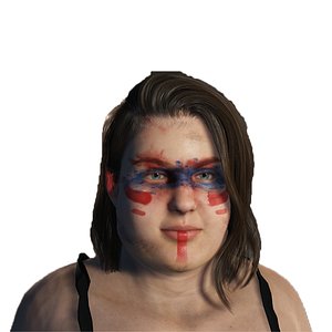 women high detail 3d character 3D