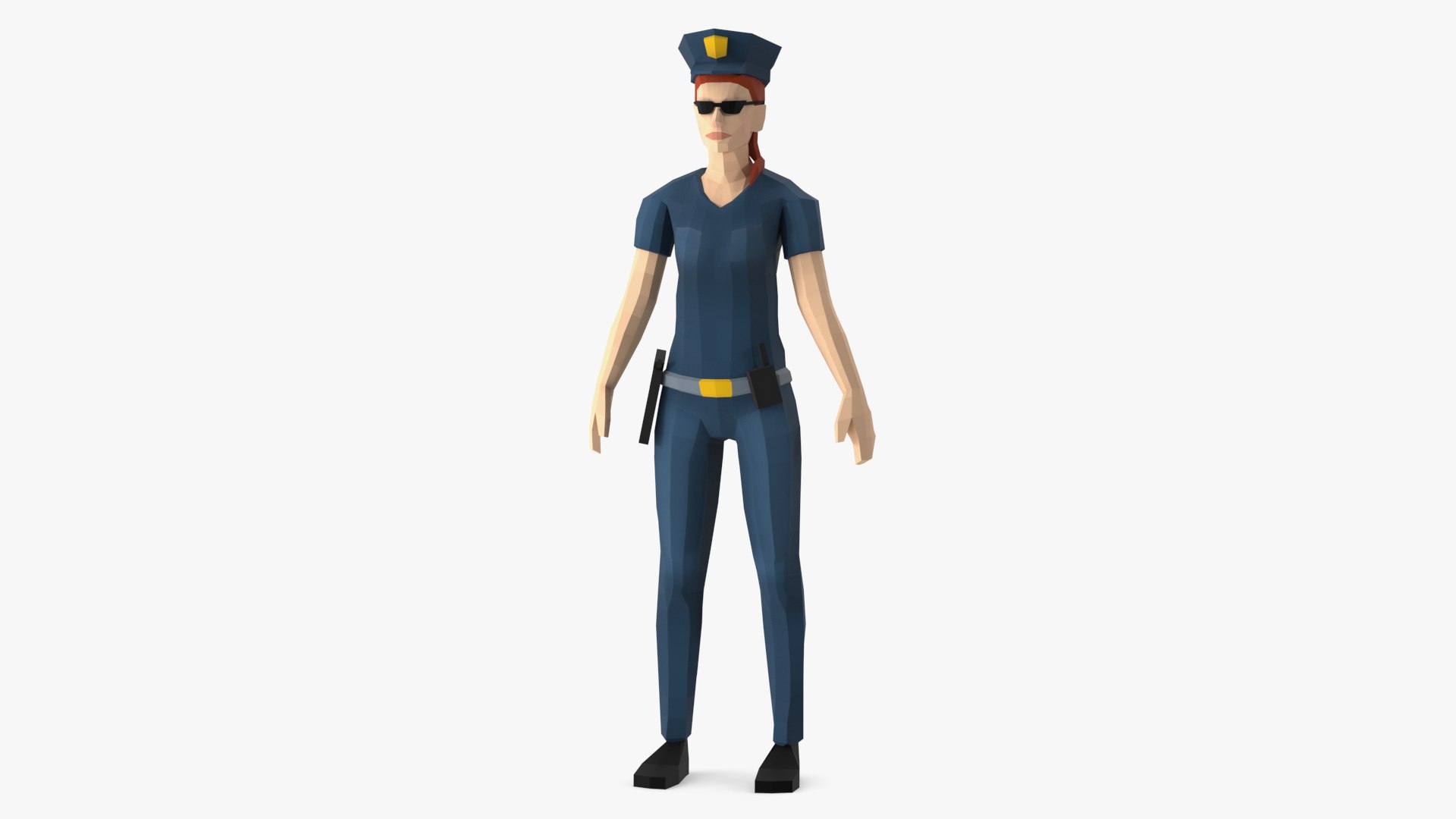 Big Low Poly Characters Collection 3D model preview