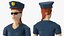 Mujer policía de baja poli