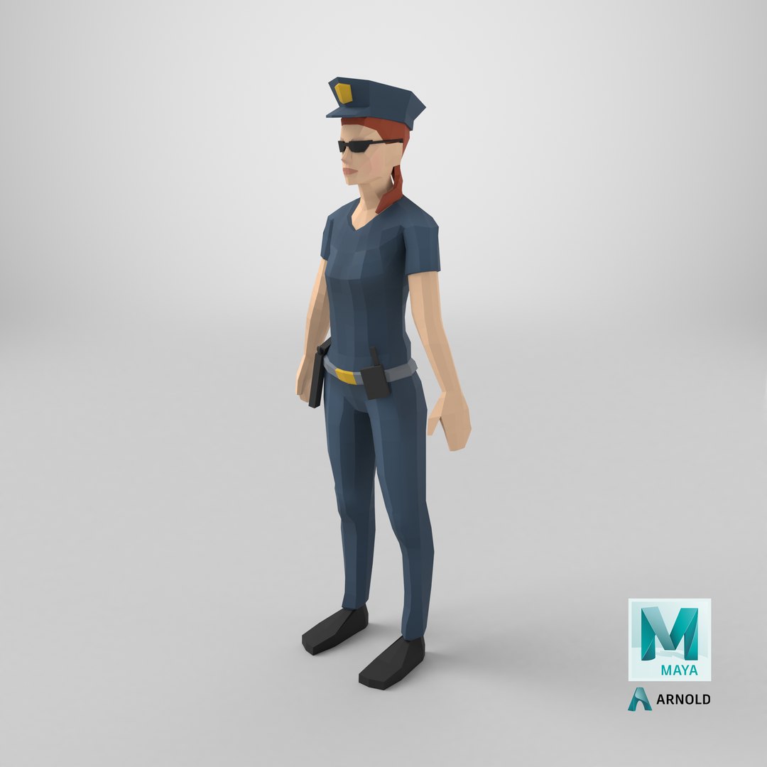 Low Poly Policewoman 3D https://p.turbosquid.com/ts-thumb/ls/NPSyFk/hT/stemcell_maya_arnold_render/png/1710320177/1920x1080/fit_q87/b2d1373294b94533f0b116a1982a02b9eafdc4db/stemcell_maya_arnold_render.jpg