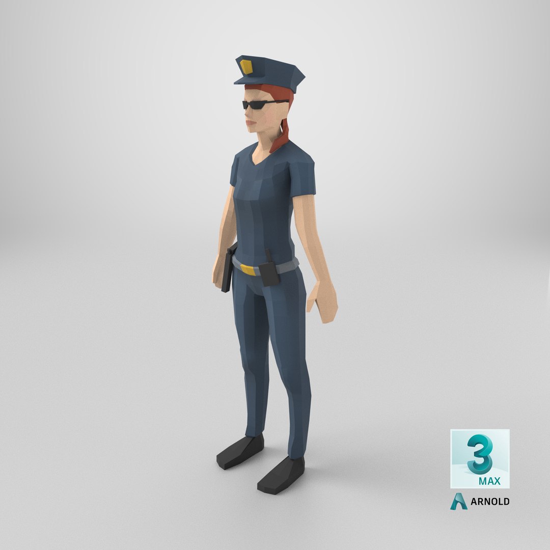 Low Poly Policewoman 3D https://p.turbosquid.com/ts-thumb/ls/NPSyFk/sI/stemcell_max_arnold_render/png/1710320188/1920x1080/fit_q87/a7c15ff7db1251582e2cd0d1c31a7c6a78fbc8d1/stemcell_max_arnold_render.jpg