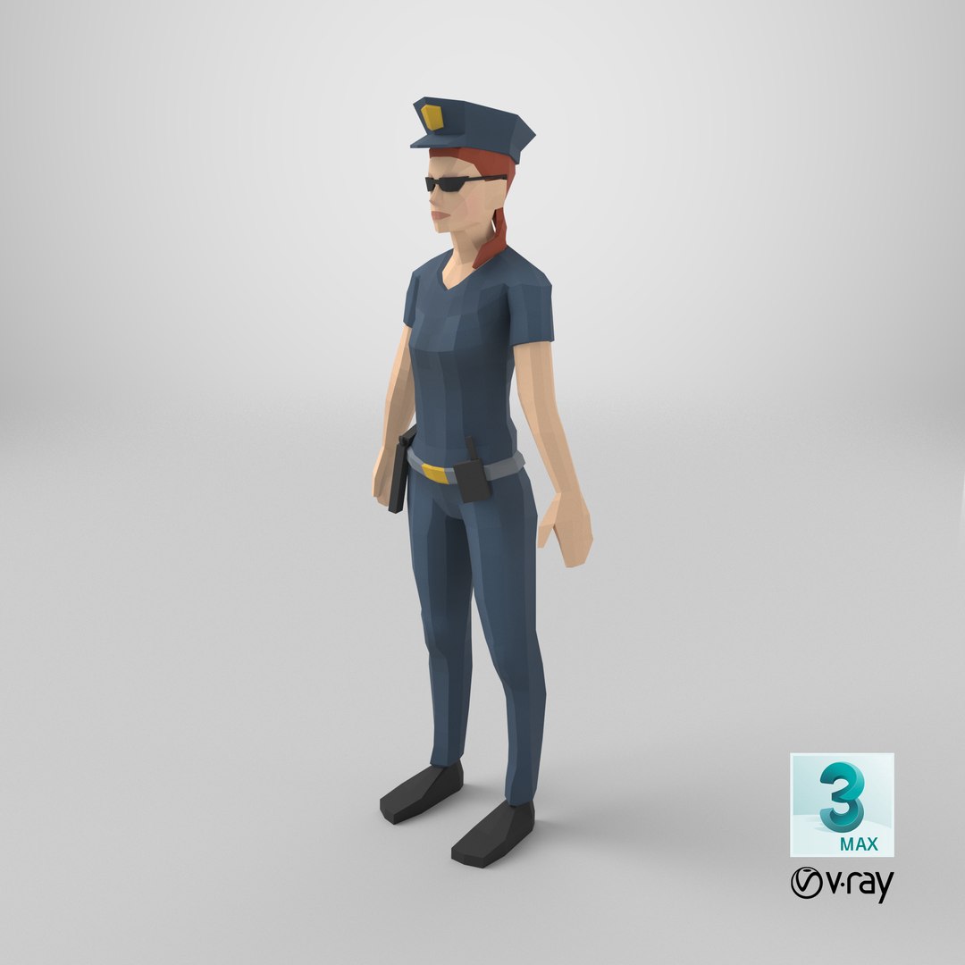 Low Poly Policewoman 3D https://p.turbosquid.com/ts-thumb/ls/NPSyFk/sL/stemcell_max_vray_render/png/1710320185/1920x1080/fit_q87/1cf4db5c22e6b54272c5b587d8d6eb4cf49d1467/stemcell_max_vray_render.jpg