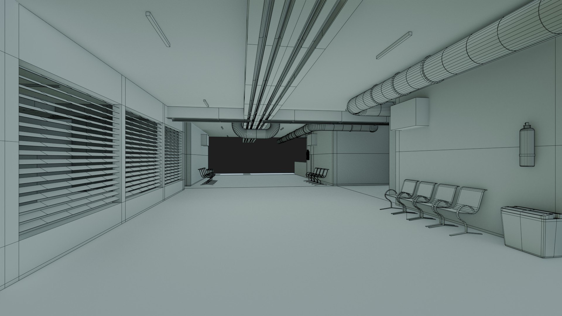 Basement Area - Low Poly - Game Ready - PBR 3D Model - TurboSquid 2277543