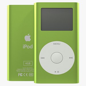 iPod Mini Green 3D Model